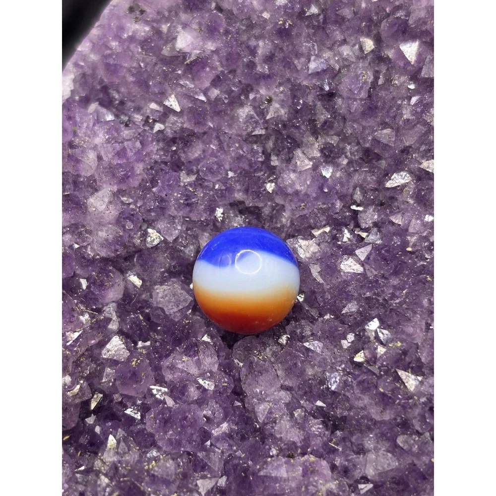 Red White & Blue Superman Patch Marble